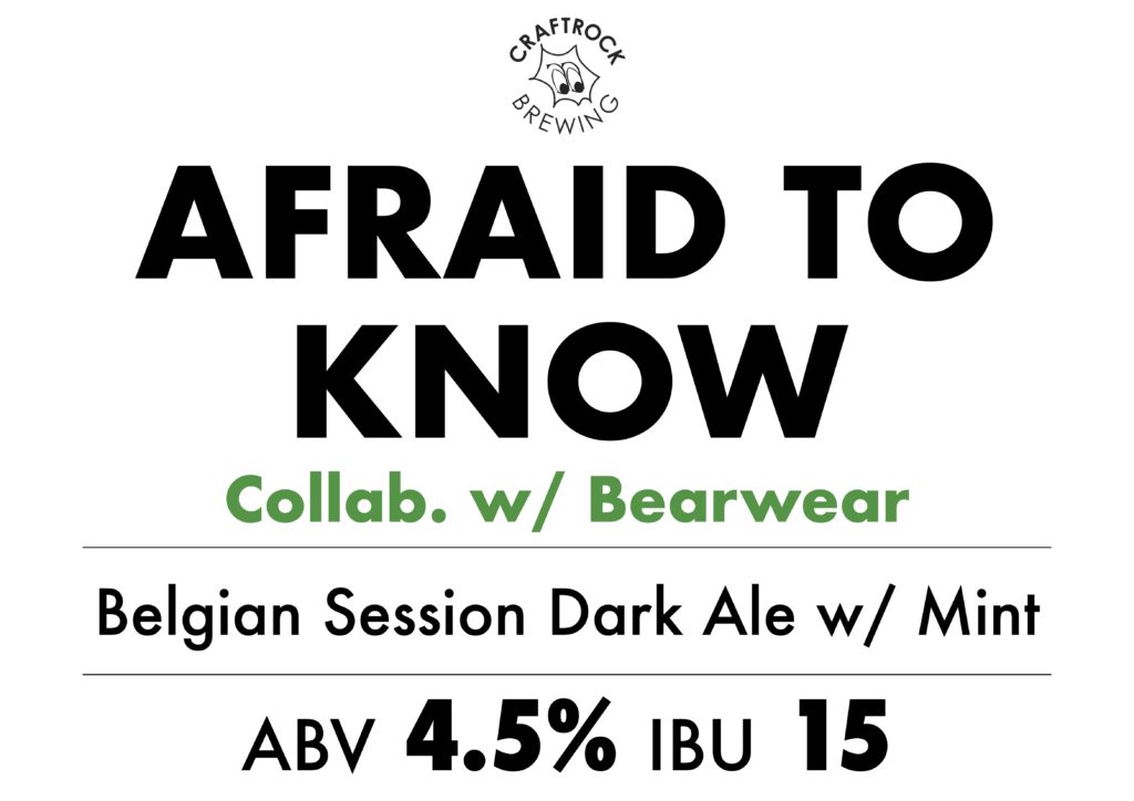 #288 Afraid to Know   collab w/ bearwear 